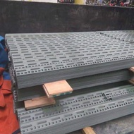 Multi-purpose V-hole iron bar V3x5cm in many sizes from 50cm to 100cm