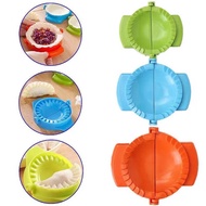 3pcs DIY colorful kitchen dumpling mold empanada meat dough press mold maker tools