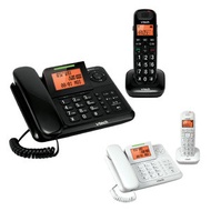 VTech - 特大按鍵及擴音連數碼錄音系統室內無線有線組合電話(黑色) [CS6147-BK]