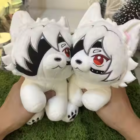 Game Von Lycaon Zenless Zone Zero Cosplay Cute Wolf Mascot Costume Plush 20cm Dolls for Cosplay Even
