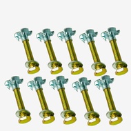 stockCOD№℗♀10PCS T-nut/ Tnut/ T nut with Screw Speaker Baffle Box Tour Case Accessories