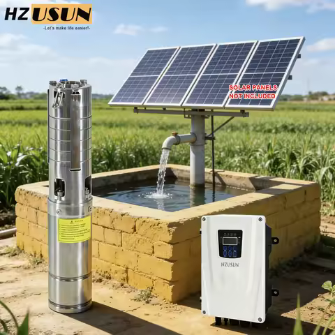 2 HP DC AC Hybrid High Pressure Sprinkler Booster Agricultural Farm Pump Solar Powered Farm Bombas D