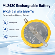 New Home ML2430 Rechargeable Battery Mainboard Device Memory With 3V CR2430 Solder Base In One Word