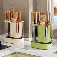 Knife Rack Shelf Kitchen Household Chopstick Holder Drain Multifunctional Kitchen Knife Holder Chops