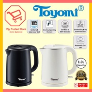 TOYOMI WK 1029 1.0L Stainless Steel Electric Cordless Kettle