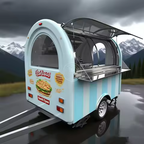 High Quality Bakery pizza equipment mobile ice cream machine Factory price fast food truck mobile st