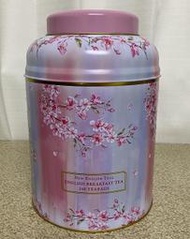 【曬書閣】櫻花  浮雕  粉紅色 茶罐  鐵罐 茶葉盒 鐵盒 好市多 costco 只有盒子
