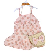 Ella 2 Piece Dress Set - Strawberries (GS7)