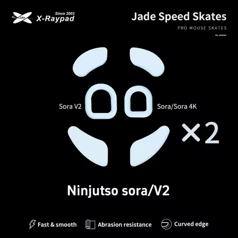 X-Raypad Jade Speed Mouse Skates for Ninjutso Sora / 4K / Sora V2 Universal model