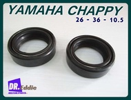 #ซีลโช๊ค CHAPPY // YAMAHA CHAPPY 26- 36 - 10.5 Seal Shock Set (2 Pcs.)