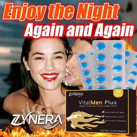 Male Endurance Supplement with Maca Ashwagandha Blue Pills 36 Tablets Stamina,Promotes Size