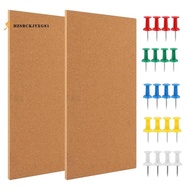 Cork Board Bulletin Board, Small Rectangular Pin Board for Wall, Self-Adhesive Cork Board for Office