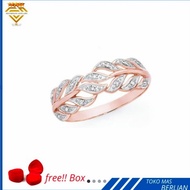 cincin berlian+gelang berlian eropa asli 750