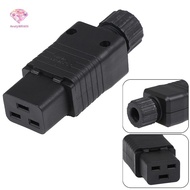 BTYB> IEC 320 C19 AC socket,C19 female socket,IEC C19 plug,16A 110-250V plug socket New
