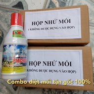 Combo diệt mối sinh học PMC: Hộp nhử mối + 1 lọ diệt mối PMC 90