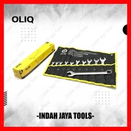 OLIQ Wrench 11-Piece Combination Wrench Set (8 - 24 mm) Drop Forged Combination Wrench Set - MATTE