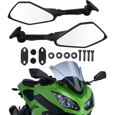 Motorcycle Rearview Mirror Kawasaki Ninja ZX6R ZX636 2009-2023 Pulsar RS200 R15 V3 V2 CBR150R Ninja6