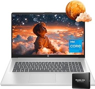 hp 17.3" FHD Flagship Laptop, 8-Core Intel Core i3 (Beat Core i7-1065G7), 16GB RAM, 1TB Storage(512GB SSD with 500GB Portable Hard Drive), Fullsize Keyboard, WiFi 6, Windows 11