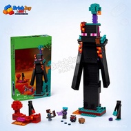 Ready Stock21279 The Enderman Tower Building Blocks Video Game Character Figure Model Construction T