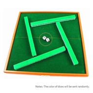 【Hot-K】Travel Mahjong Set with Folding Mahjong Table Portable Leisure Mah Jong Game Kit