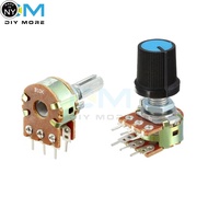 NY 5PCS lot B1K B2K B5K B10K B20K B50K B100K B250K B500K B1M Potentiometer Resistor Linear Taper Rot