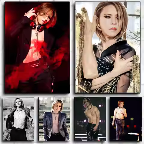 Musician Legend Y-YOSHIKI Poster Wall Art Print Poster Decorative Mural Home Decor Gift Unframed