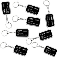 Acrylic MBTI Personalized Keychain for Backpack Pendant Charms Back to School Gifts
