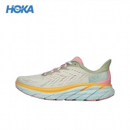 WIDE Men's and Women's RUNNING  HOKA ONE ONE CLIFTON 8 SHOES 1134730 รองเท้าวิ่ง รองเท้ากีฬา รองเท้าผ้าใบ