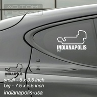 Track #14 Indianapolis Usa Circuit sticker