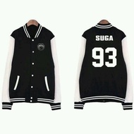 Variesty suga bts kpop Korean hoodie baseball bomber Jacket