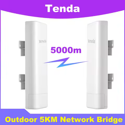Tenda O3 11n 2.4G Point To Point Wireless Bridges 5Km Transmission POE Power Outdoor Elevator Monito