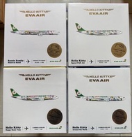 EVA Air Hello Kitty 飛機模型
