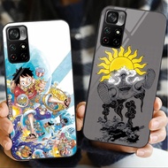 One piece luffy 33 Glass Phone Case For POCO F3 F4 F5 M3 M4 M5 M6 4G X3 X4 GT NFC X5 X6 PRO 5G