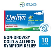 Clarityne Non-drowsy 24 hours Allergy Relief Tablet 10s Exp May 2027