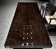 Original Solid wood slab wood table dining table office table standing desk bar island top chengal w
