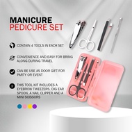 Portable Manicure Pedicure Door Gift Set Manicure Doorgift Goodies Box Clipper Nail Cutter Nail Scissors Travel Tool Set