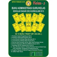 ADMINISTRASI GURU ISI 10 BUKU/PAKET UNTUK SD KELAS 5 K13