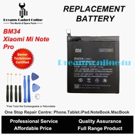 Replacement Battery BM34 for XIAOMI MI NOTE Pro 3090 mAh