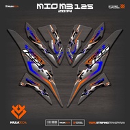 UV TRANSPARENT STRIPING MIO M3 125 IP 47 YAMAHA M3/Z/S 125 CLEAR MATERIAL STICKER MIO 125 2014