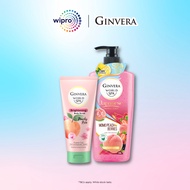 [August'26 Exclusive] [B1F1] Ginvera World Spa Peachy Rose Body Scrub 200ml x 1 + FREE Shower Scrub 