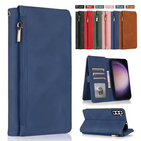 Flip Cover Leather Zip Pocket Vertical Bracket Wallet Phone Case For UMIDIGI F1 F2 Power 3 5 A11 A7 