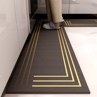 [Customizable] Kitchen Floor Mats Kitchen Floor Mats Absorb Water Oil Absorbent Household Anti-slip Floor Mats Long Strip Mats Waterproof Oil-proof Dirt-resistant Dirt-free Doorway Carpets Bedroom Floor Mats Long Floor Mats Special Embossing Anti-