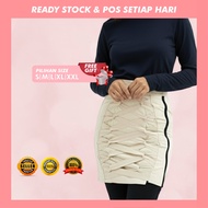 BENGKUNG BERSALIN BERZIP & BERTALI TRADISIONAL (KAIN TEBAL BELACU) SIZE S-XXL