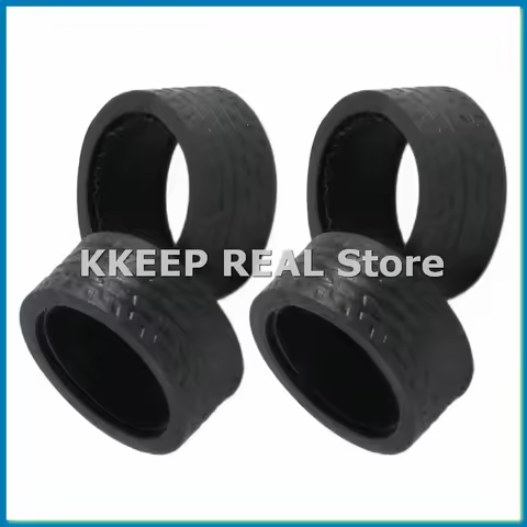 4Pcs Rubber Tyre Tires Wheel for K969 K989 P929 Iw04M Iw02 Mini-Z Mini-D Mini-Q 1/28 RC Drift Racing