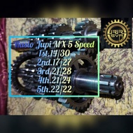Racing Ratio Gear Jupiter MX 5 Speed Jupiter MX King 5 Speed Vixion 300cc Racing 201m 1st.14/30; 2nd