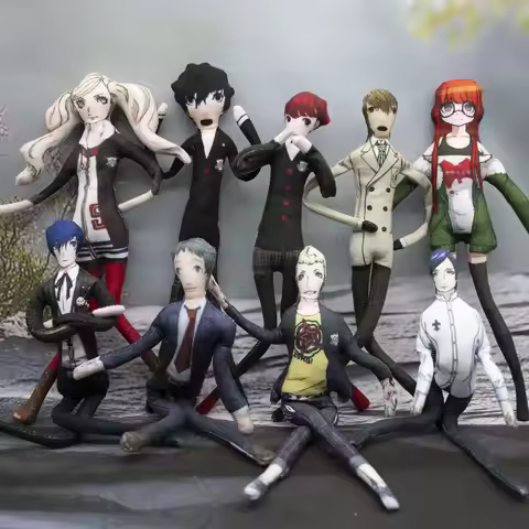 Persona 5 Joker Nendoroid Yu Narukami Anime Cosplay Stuffed Dolls movable Abstract Body Wire Skeleto