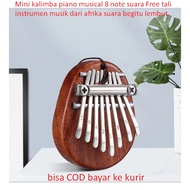 Mini kalimba musical piano 8 notes sound Free musical instrumentTALI from africa soft sound