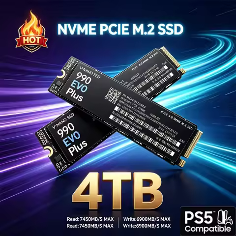7400MB/s Internal M.2 NVMe SSD 990 EVO Plus PCIe Gen4.0 X4 TLC 3D NAND 500GB 1TB 2TB 4TB 2280 Gaming