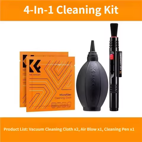 K&F Concept Soft Brush Lens Cleaning Pen, Multifunctional Cleaner Tool for DSLR Camera, Electronic S