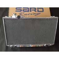 SARD Toyota Aristo JZS161 2JZ 2JZ-GTE Aluminium Radiator Alloy Dual Core Double Layer